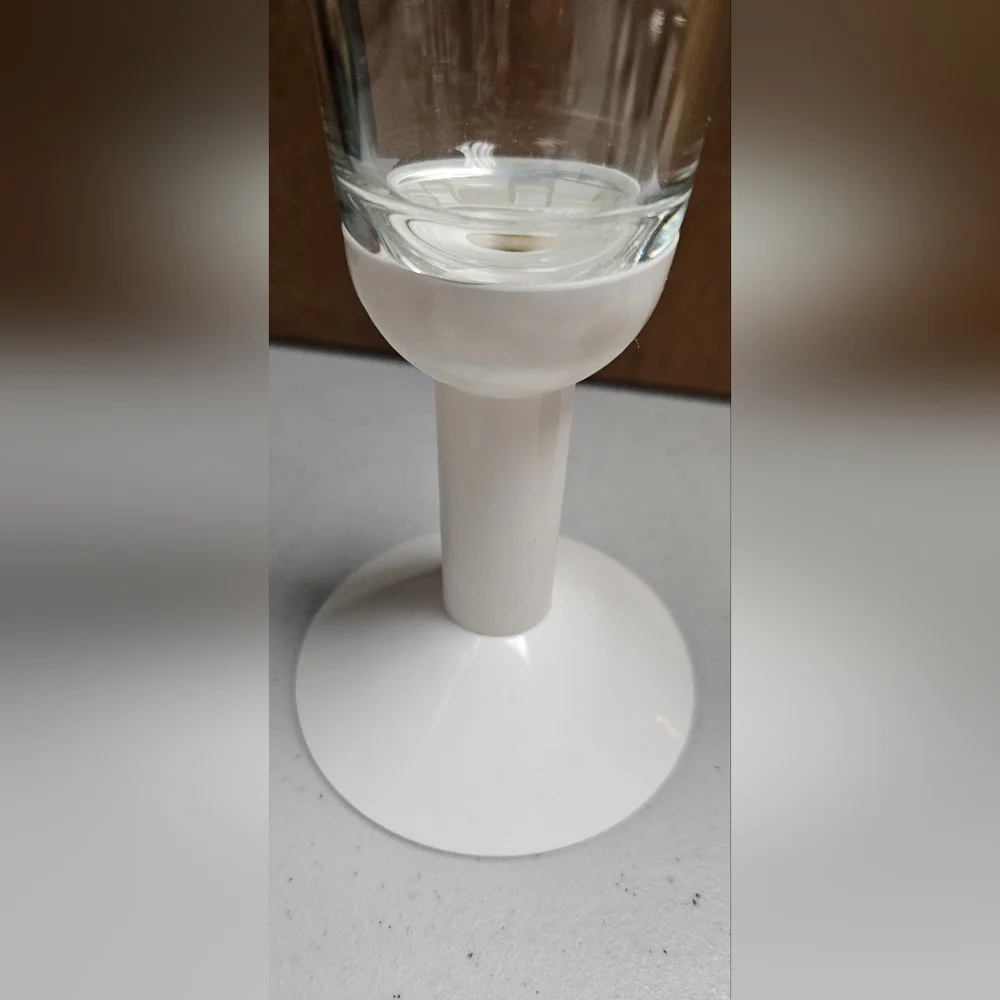 Vintage 80s Bodum Oktett Champagne Flutes